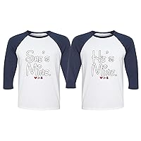 He's Mine She's Mine Matching Couple Shirts - King Queen Hoodies