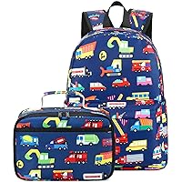 Bluboon Preschool Backpack Kids Kindergarten Backpack With Lunch Box School Book Bags for Elementary Primary Schooler