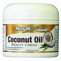 MASON natural Coconut Oil Beauty Cream, 2 Ounce (Pack of 2)