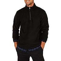 Amazon Essentials Men's Quarter-Zip Polar Fleece Jacket-Discontinued Colors