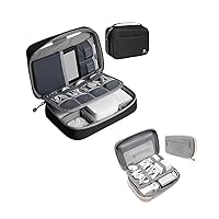 pack all Packing Organizers Bundle | 1 Small Electronic Organizer (Grey) & 1 Plus Electronic Organizer (Black)