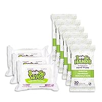 Hand Sanitizer Wipes & Boogie Wipes Bundle, For Cold Symptom Relief for Baby & Kids