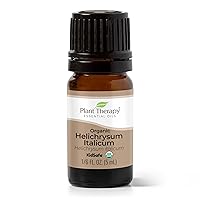 Organic Helichrysum Italicum Essential Oil 100% Pure, USDA Certified Organic, Undiluted, Natural Aromatherapy, Therapeutic Grade 5 mL (1/6 oz)