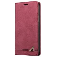 XYX Wallet Case Compatible with Oppo Reno 5 5G, RFID Blocking Pu Leather Folio Flip Case with Kickstand Card Slots for Oppo Reno 5 5G, Red