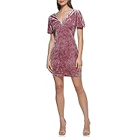GUESS Women's Textured Knit Off The Shoulder Midi Dress, Sand Multi, 12