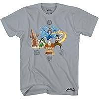Avatar The Last Airbinder The Four Elements Officially Licensed T Shirt