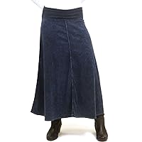 Hard Tail Forever A-Line Cotton Skirt with Rolldown Waistband Style B-131