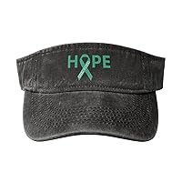 Hope Liver Cancer Survivor Awareness Empty Top Baseball Cap Fashion Sunhat Visor Adjustable Ball Caps for Men Women