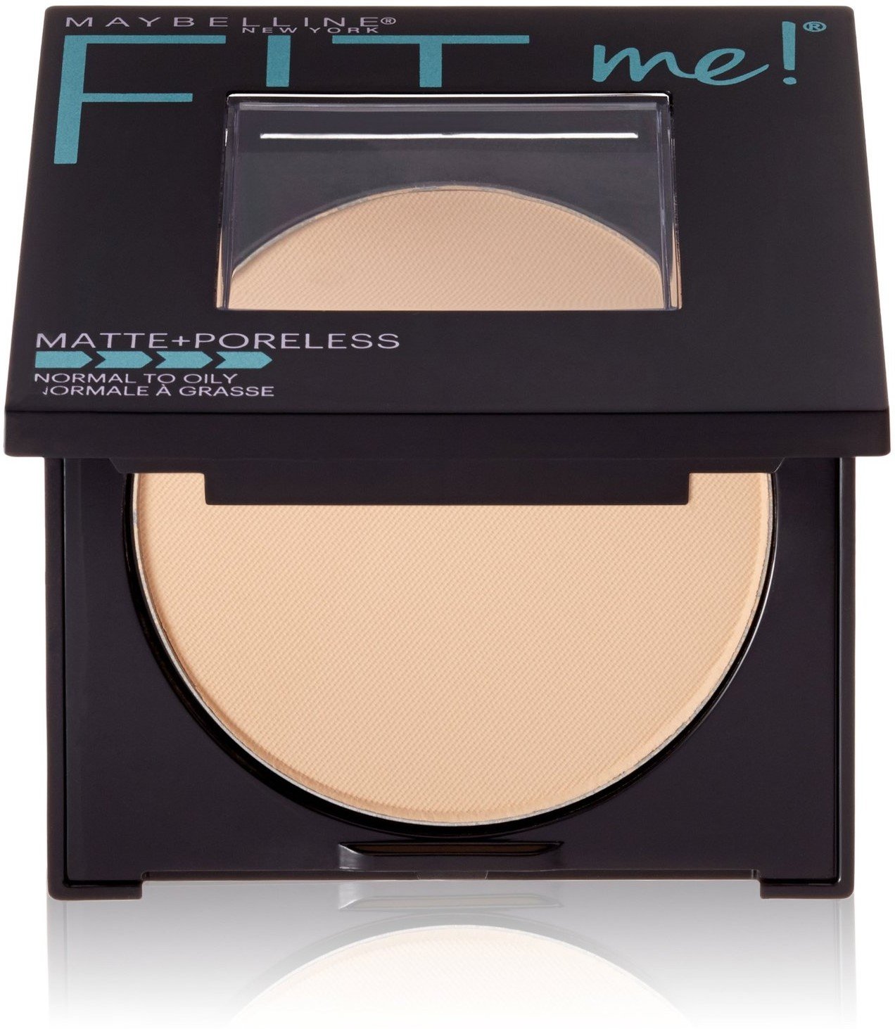 Maybelline New York Fit Me! Matte + Poreless Foundation Powder, Classic Ivory [120] 1 oz (Pack of 2)