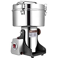 Electric Grain Grinder Superfine Mill 4500g Electric Grain Grinder 28000RPM Superfine Mill Cereal 30s Speedy Grinding with Overload Protection& 5min Timer& Commercial Motor