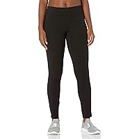 Hanes Women's Leggings, Ankle-Length Leggings for Women, Stretch Cotton-Spandex Leggings, High Waist, 27