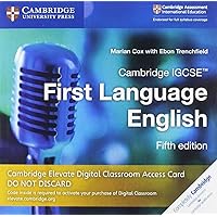 Cambridge IGCSE™ First Language English Digital Classroom Access Card (1 Year) (Cambridge International IGCSE)