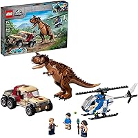 LEGO Jurassic World Carnotaurus Dinosaur Chase 76941 Building Kit; Fun Toy Playset for Creative Kids; New 2021 (240 Pieces)