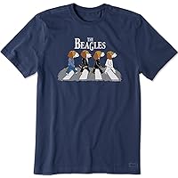 Men's The Beagles Crusher Tee, Darkest Blue