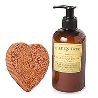 Soothing Hand & Body Lotion + Heart Foot Scrubber Bundle