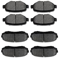 Ceramic Brake Pads Kits,SCITOO 8pcs Brakes Pads Set fit for 2007-2010 for Ford Edge,2007-2010 for Lincoln MKX,2007-2012 for Mazda CX-7,2007-2015 for Mazda CX-9
