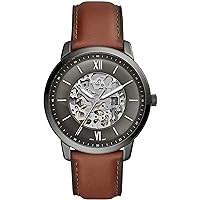 Fossil Neutra Men's Automatic Watch with Stainless Steel or Leather Strap