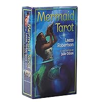 Mermaid Tarot Cards Oracles Divination Deck Board Games English for Family Party Tarot Game