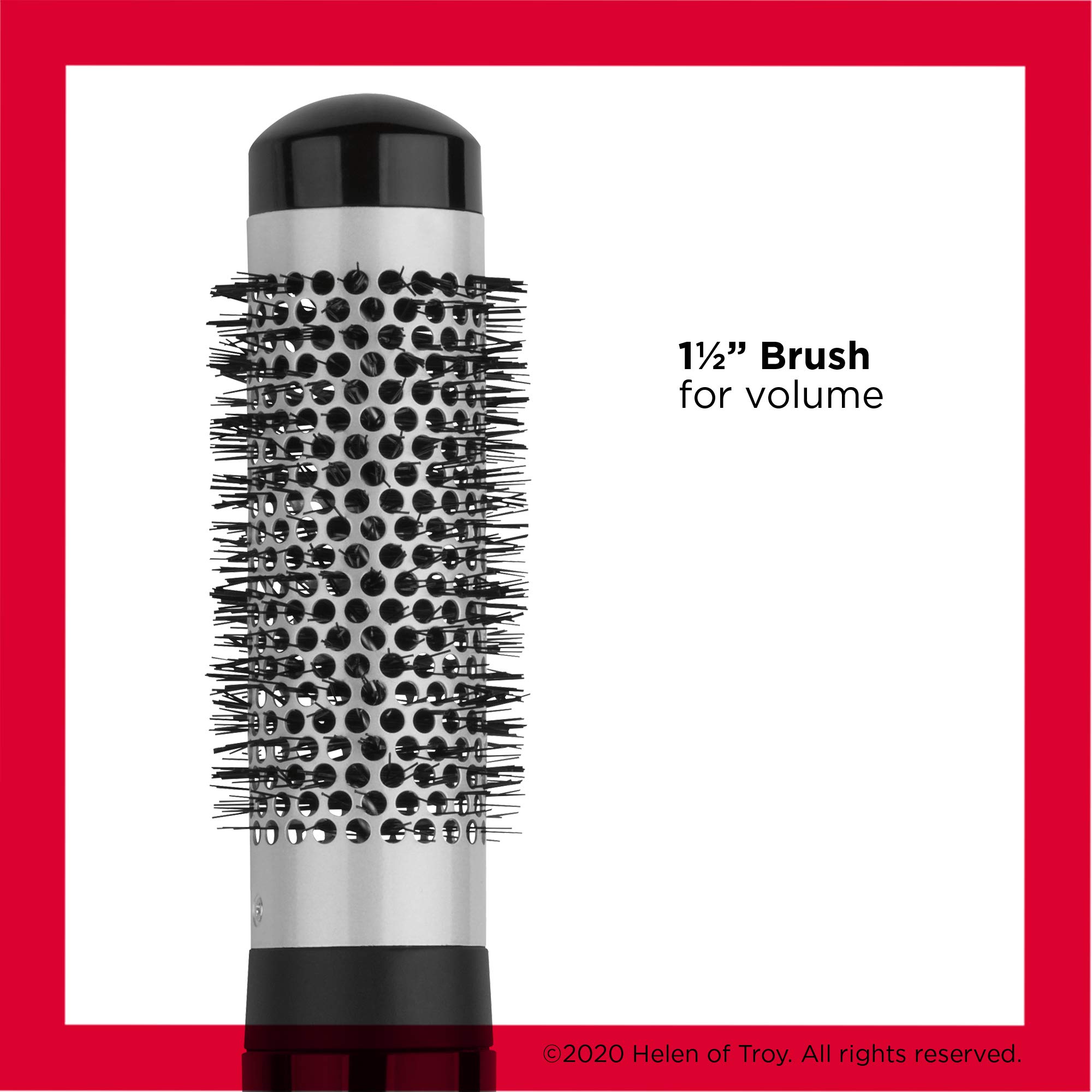 Revlon One Step Root Booster Round Brush Dryer and Hair Styler | Fight Frizz and Add Volume, (1-1/2 in) & All-in-One Style Hot Air Kit | Curl and Volumize Hair, Salon-Styled Finish