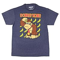 Nintendo Donkey Kong Men's Don't Know Don't Care Adult DK Character T-Shirt