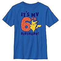 Boy's Pokemon It’s My 6th Birthday Pikachu T-Shirt