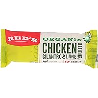Reds All Natural, Organic Cilantro Lime Chicken Burrito, 4.5 Ounce
