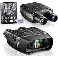 Night Vision Goggles, Night Vision Binoculars, Digital Infrared Goggles with Screen for Viewing 984ft/300m in 100% Darkness,FHD 4K Video for Hunting & Surveillance