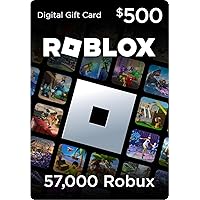 Roblox Digital Gift Code for 57,000 Robux [Redeem Worldwide - Includes Exclusive Virtual Item] [Online Game Code]