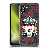 Head Case Designs Officially Licensed Liverpool Football Club Club Colors Crest Digital Camouflage Soft Gel Case Compatible with Samsung Galaxy A03 (2021)