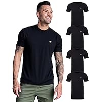 INTO THE AM Mens T Shirt Packs - Short Sleeve Crew Neck Soft Fitted Tees S - 4XL Fresh Classic Tshirts