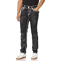 True Religion Men's Rocco Skinny Super T Flap Jean