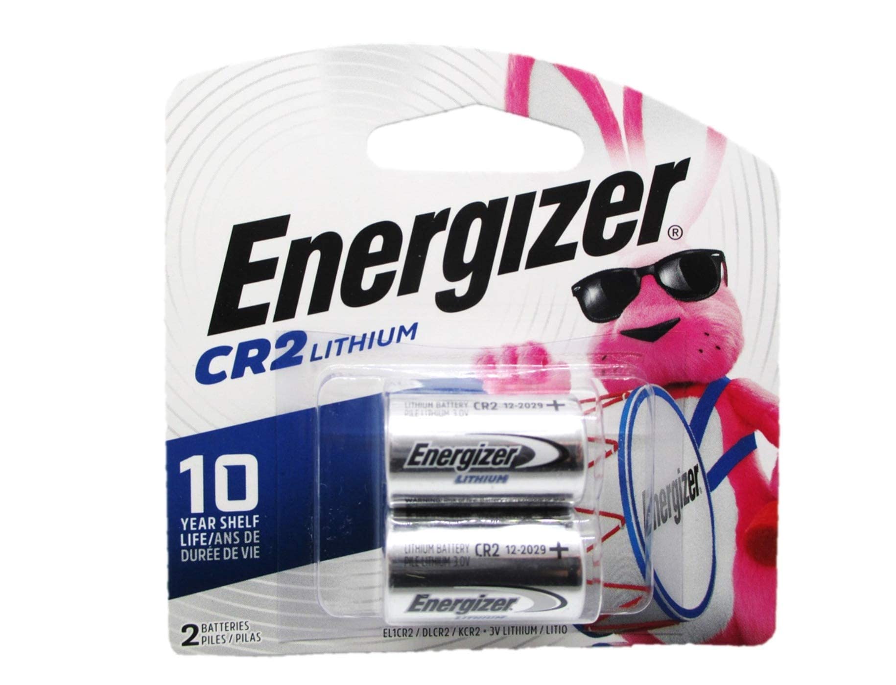 Energizer CR2 Lithium Battery, Pack of 2