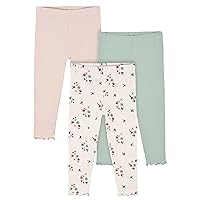 Gerber Baby Girls' Toddler Multi-Pack Premium Leggings