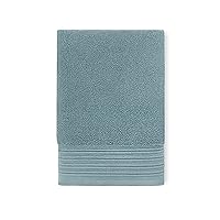 Kate Spade New York Scallop Pleat 580 GSM Terry 1 Piece Wash Cloth, 13 x 13 Inches, 100% Cotton (Storm Cloud)
