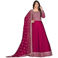 Indian Pakistani Ready to Wear Designer Salwar Kameez Sewn Long Anarkali Gown Suits