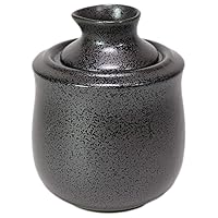 Sake Cup, Black Crystal Sake Cup, Small, 3.9 x 4.7 inches (10 x 12 cm), 5.9 fl oz (150 cc), Japanese Tableware, Sake Cup, Restaurant, Ryokan, Izakaya, Commercial Use