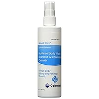 5-PACK Bedside-Care No-Rinse All-Body Wash and Incontinent Cleanser, COL1762, Coloplast Corporation, 8.fl oz Spray, 5-PACK