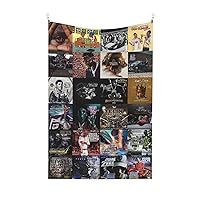 BILASHINE Young Rapper Dolph Singer Collage Tapestry Wall Hanging Throw Decor Tapestries For Bedroom Dorm Living Room Home 60x40 Inch