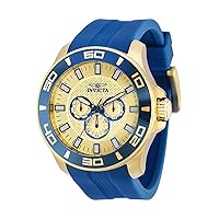 Invicta Men's Pro Diver 50mm Silicone Quartz Watch, Blue (Model: 36609)