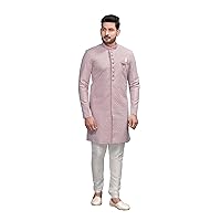 Indian Traditional Designer Wedding Groom's Ethnic Outfit Indo Western Sherwani for Men
