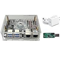 youyeetoo VisionFive2 RISC-V Single Board Computer, Quad Core, 8GB with WiFi dongle, StarFive JH7110 with 3D GPU, Dual Ethernet Port with 2 x 1Gbit, for IOT/AI (Kit 8, Version v1.3B)