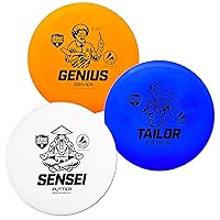 Discmania Active Soft Disc Golf Set of 3 – Includes Disc Golf Putter, Mid-Range and Driver, Frisbee Golf Disc Set, Disc Golf Starter Set (Colors Will Vary)