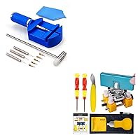 BYNIIUR Watch Repair Kit, Watch Link Removal Kit, Watch Tool Kit Professional Spring Bar Tool Set, Watch Band Link Pin Tool Set with Carrying Case, Watch Battery Replacement Tool Kit