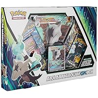 Pokemon Cards TCG: Alolan Marowak-Gx Box + 4 Booster Pack + A Foil Promo Card + A Foil Oversize Card