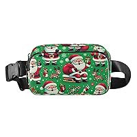 Cross Body Fanny Pack Christmas-santa-claus-deer Fashion Waist Packs Unisex Belt Bag