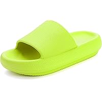 BRONAX Pillow Slippers for Women and Men | House Slides Shower Sandals | Cushioned Thick Sole