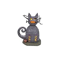 Department 56 Disney The Nightmare Before Christmas Village The Cat House Lit Building, 8.27 Inch, Multicolor
