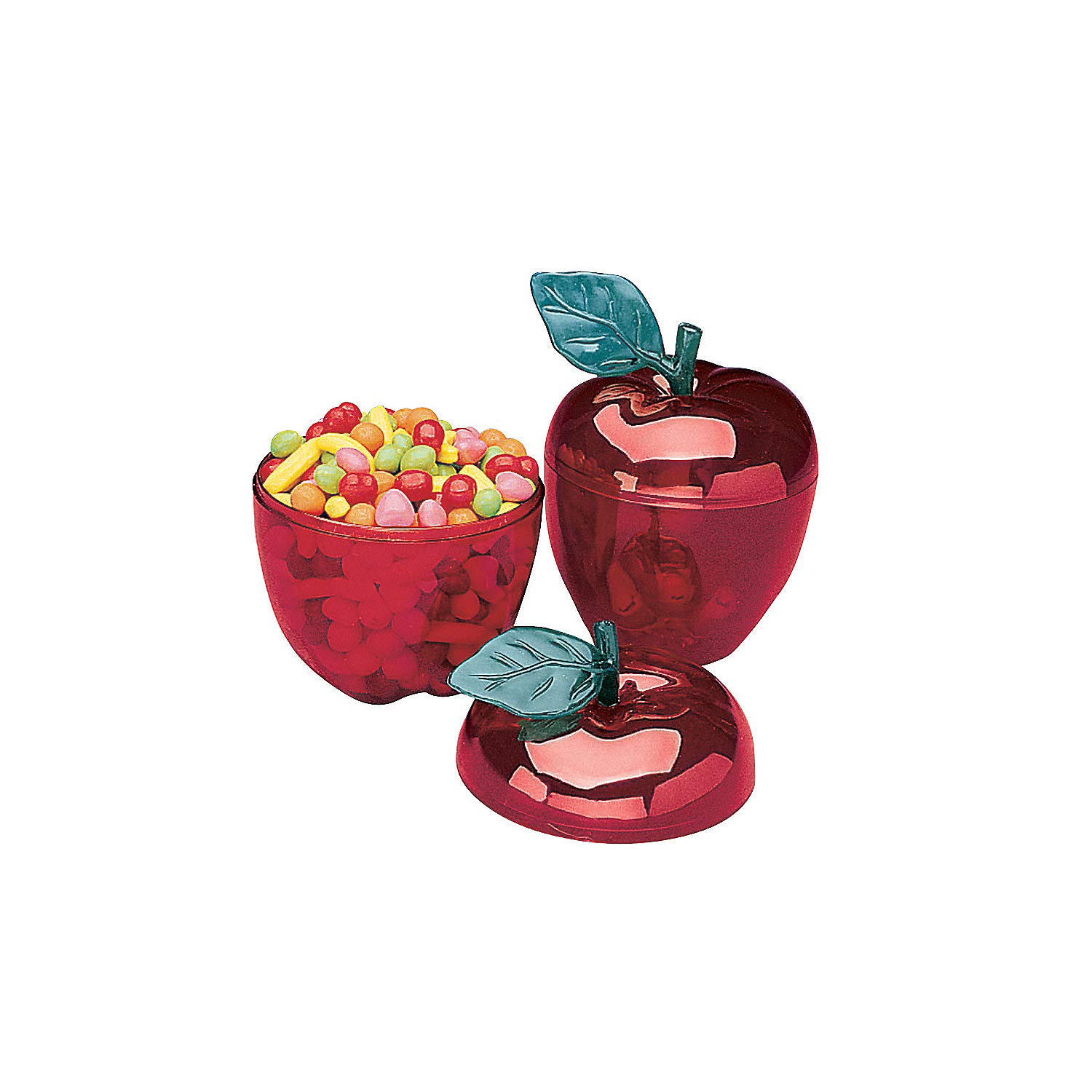 Red Apple Container for Favors (Set of 12) - Teacher Supplies