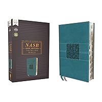 NASB, Thinline Bible, Leathersoft, Teal, Red Letter, 2020 Text, Thumb Indexed, Comfort Print NASB, Thinline Bible, Leathersoft, Teal, Red Letter, 2020 Text, Thumb Indexed, Comfort Print Imitation Leather