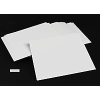 1/3/5/10 Pieces of Thin Square Alumina Ceramic Sheets - .020